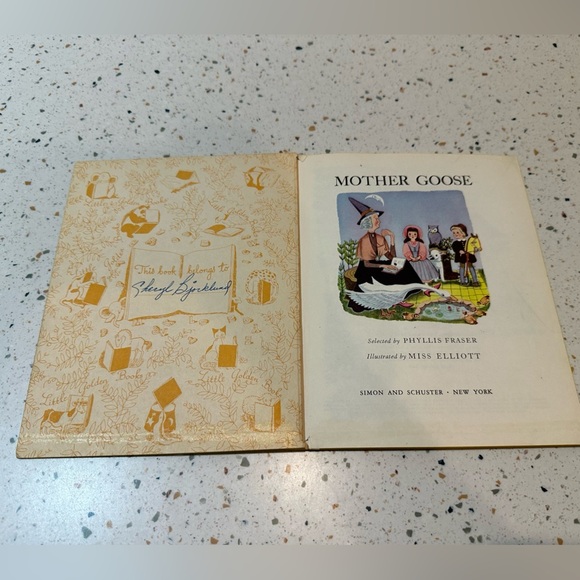 Vintage Lot Four (4) A Little Golden Books Children’s Mother Goose, Baby’s House - Picture 8 of 15